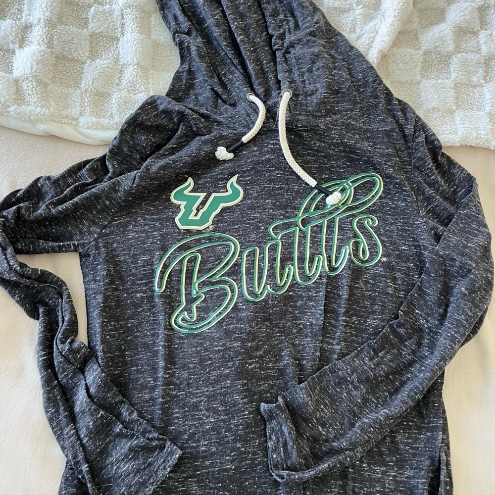 USF Black and Green Bulls Hoodie- nwot